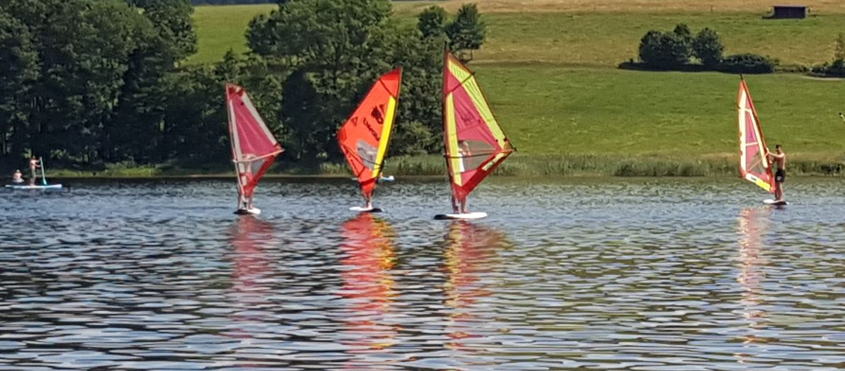 Windsurfen am Badsee – Surfschule Badsee